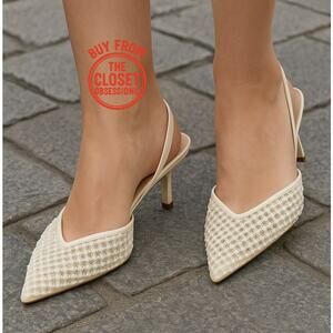 LAST ONE!!! ZARA Blogger Fave!!! Embellished Slingbacks NWT